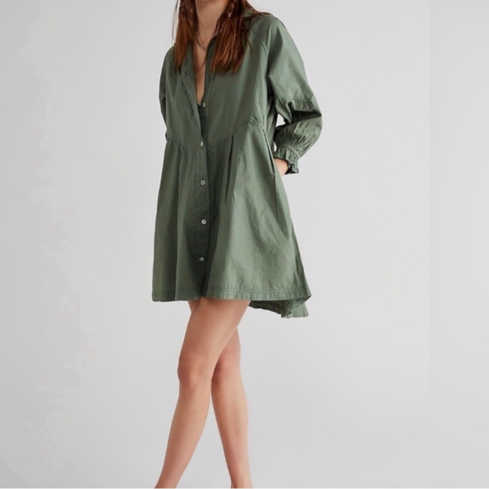 Hannah Poplin Tunic/dress. Adorable with boots or jeans!  FREE PEOPLE